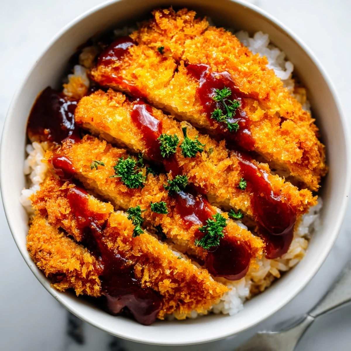 Japanese Katsu Tonkatsu Bowls