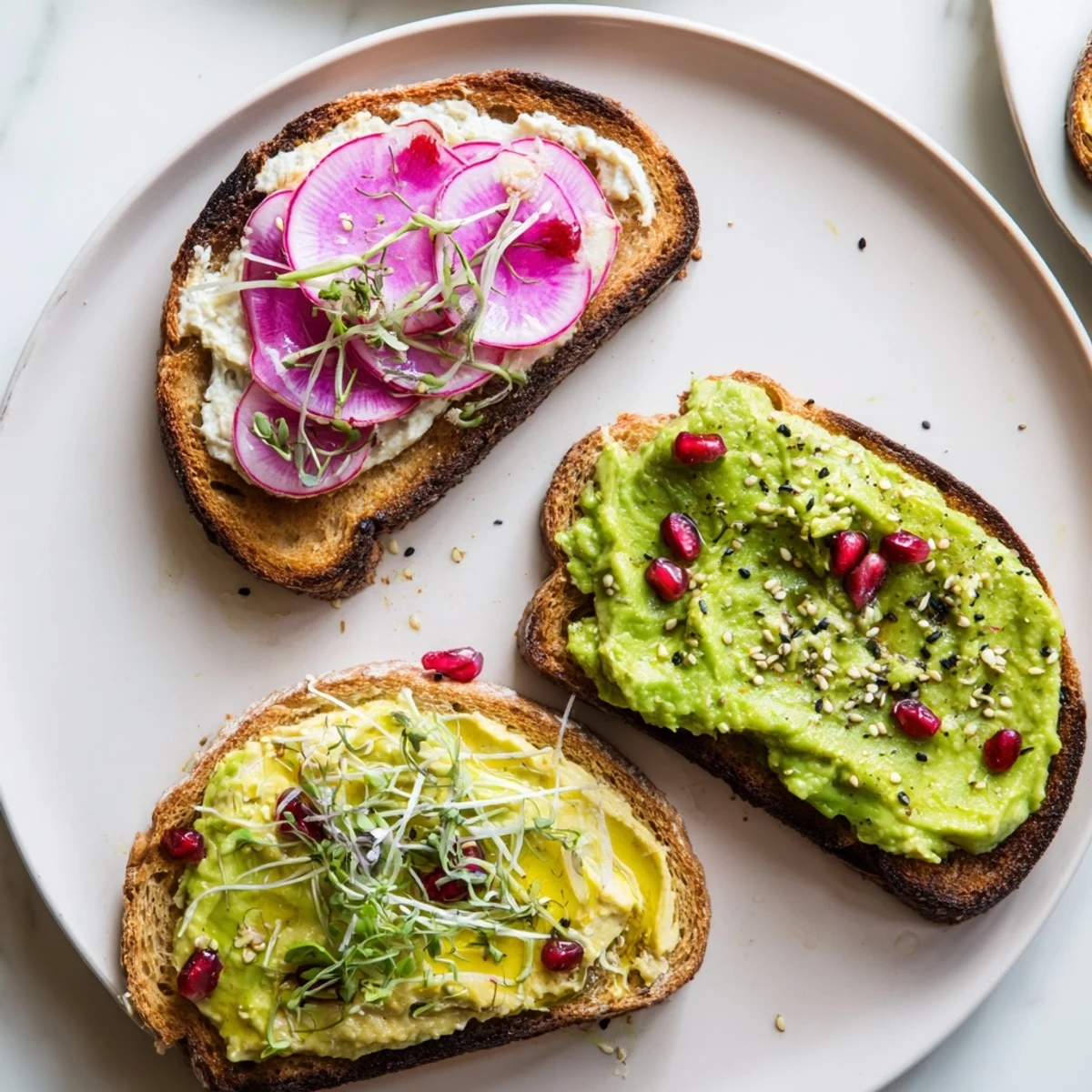 Bright Bold Breakfast Toasts #104