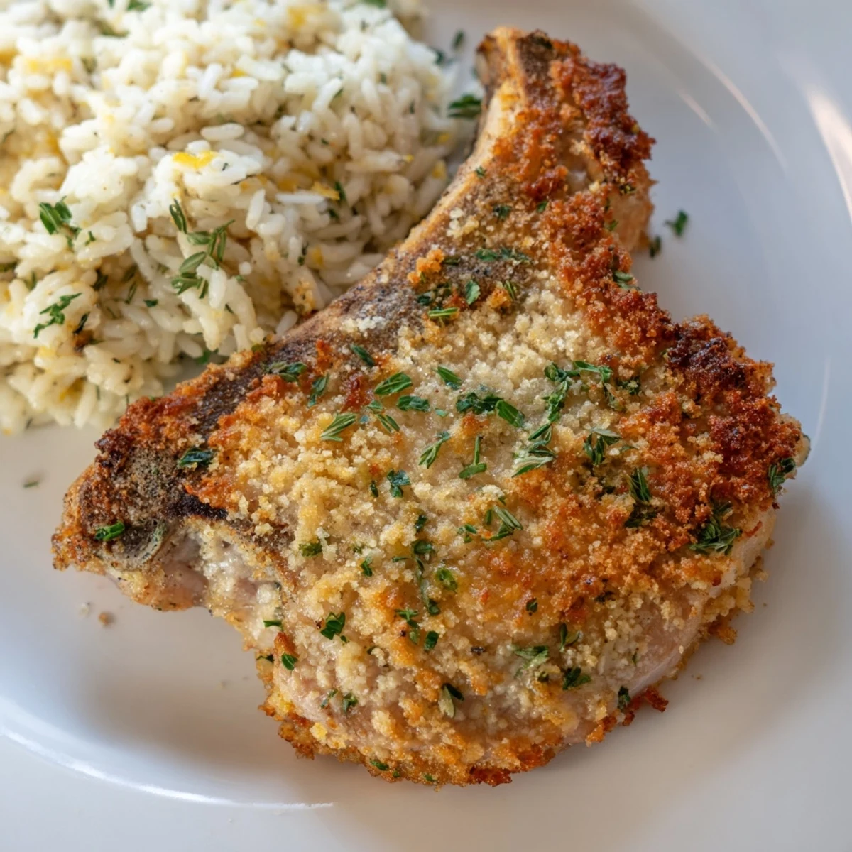 Parmesan Herb Pork Chops