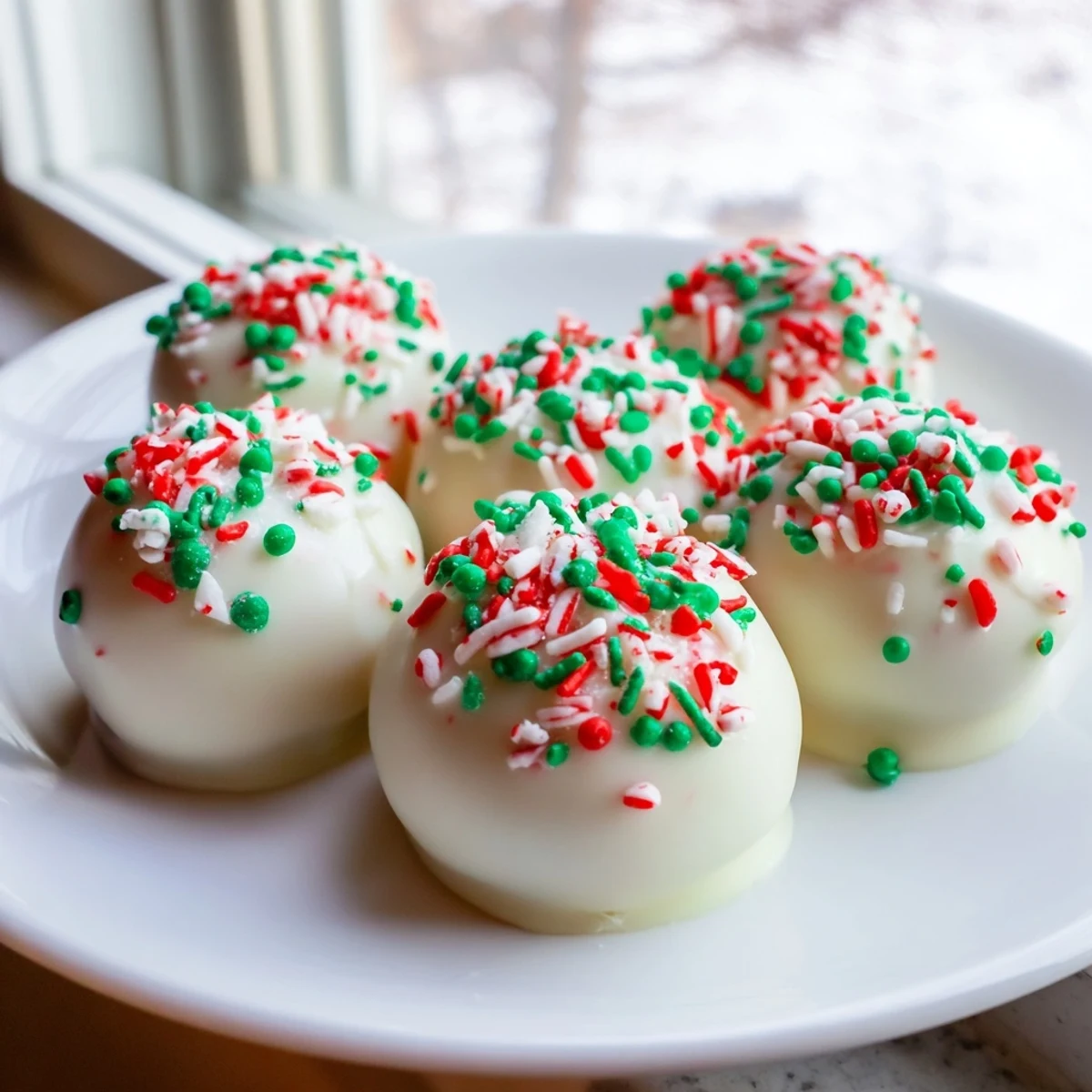Simplified Christmas Oreo Truffles