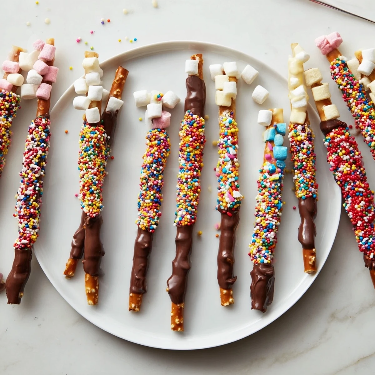 Colorful Magical Wand Candy Board, a delightful dessert featuring decorated wands and assorted candies ready to enjoy.