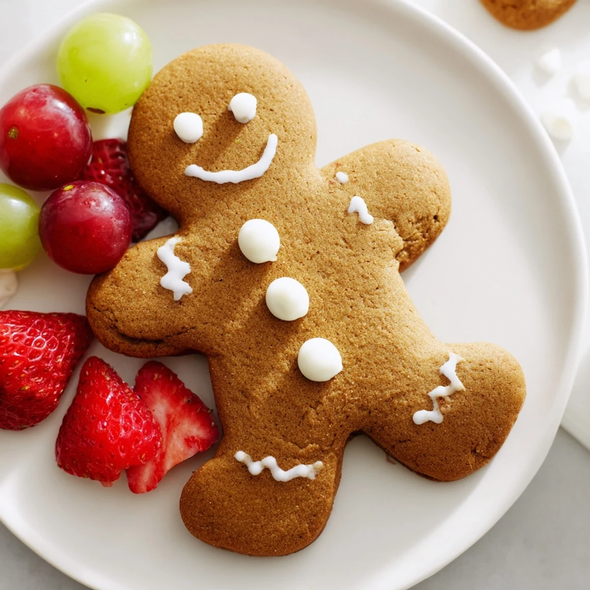 This beautiful gingerbread man cookie board offers a tempting array of holiday sweets and treats.