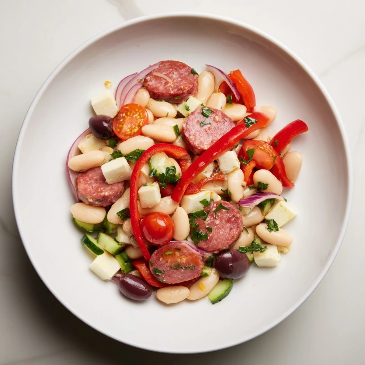 Italian Antipasto Bean Salad