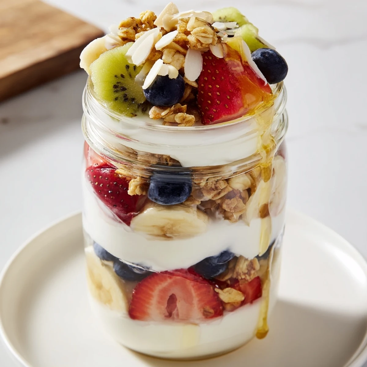 Layered Yogurt Fruit Parfait