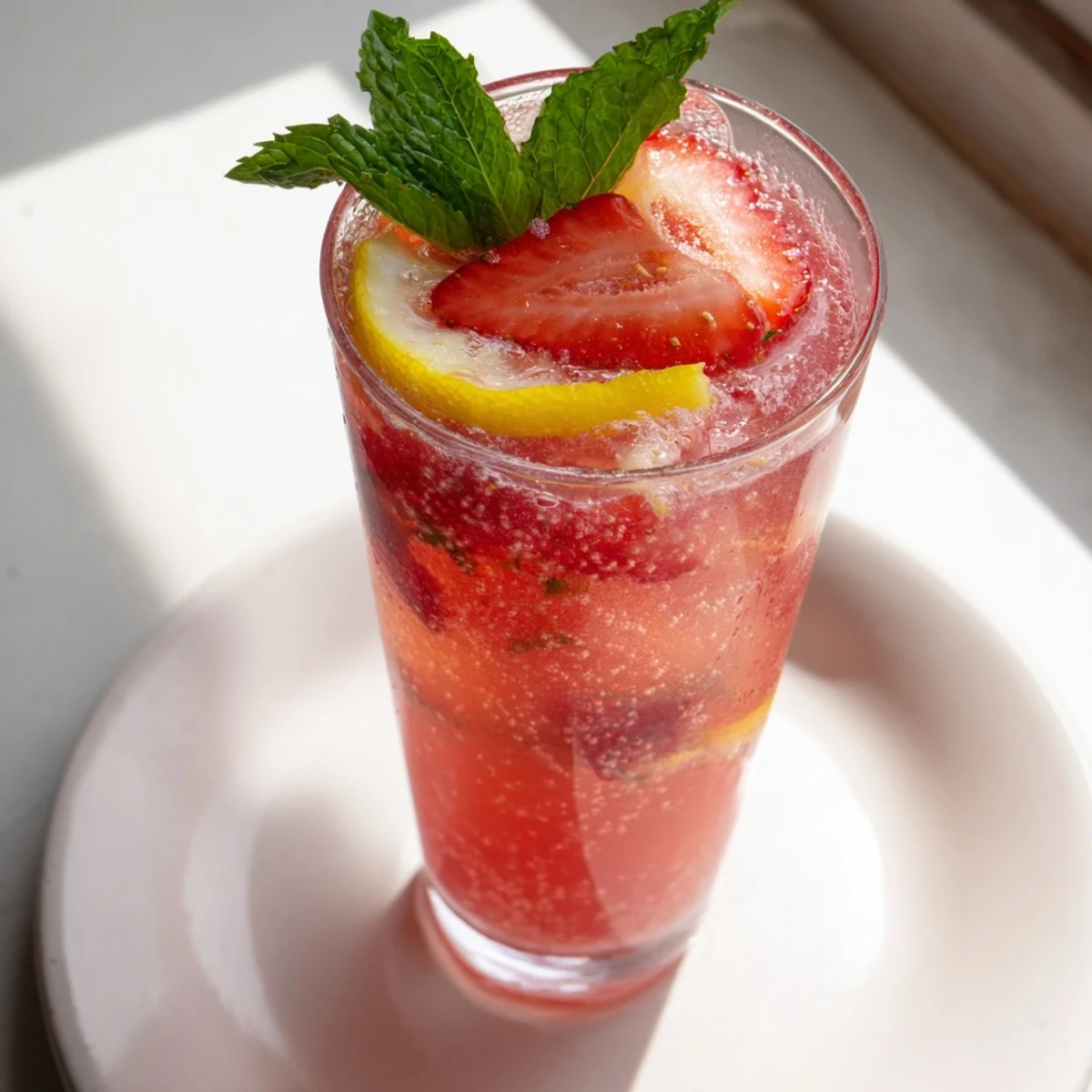 Enjoy a sunny day with these light and fruity DIY Fruit Refresher Drinks featuring vibrant fruit purees ready to drink.