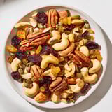 Sweet and salty Nutty Nosh Squirrel Snack Mix, offering a satisfying crunch in every handful.