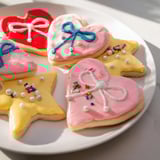 Pretty Bows Heart Star