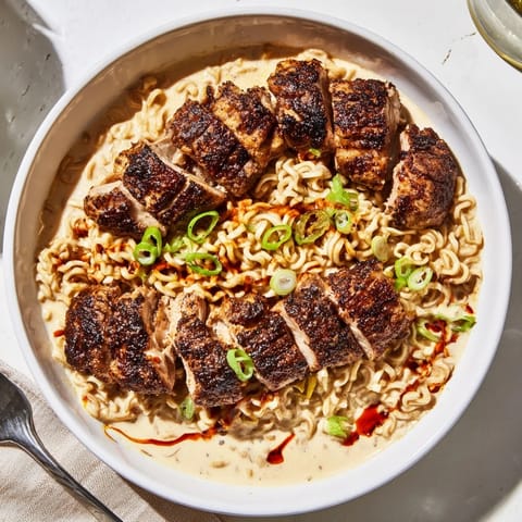 Fiery Chicken Ramen Garlic Sauce