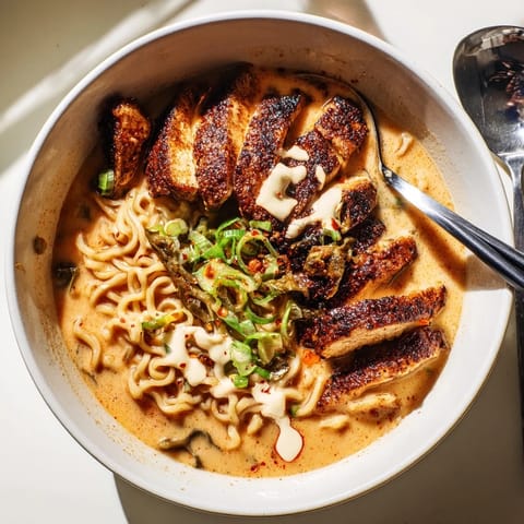 Fiery Chicken Creamy Garlic Ramen