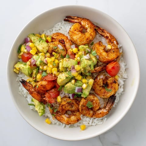 Easy Grilled Shrimp Avocado