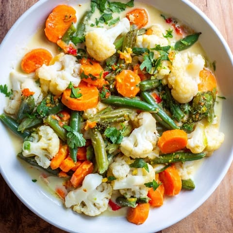 Veggie Coconut Curry Dish