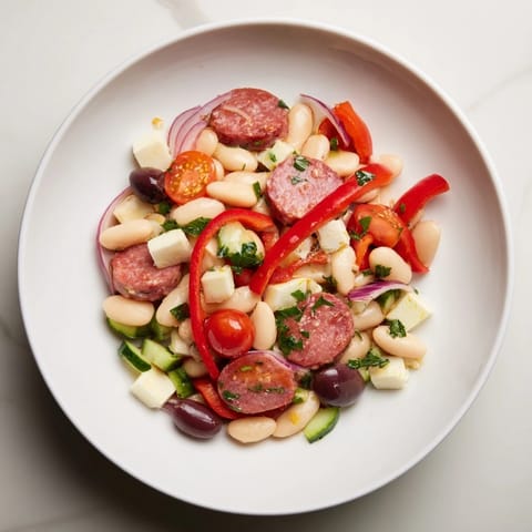 Italian Antipasto Bean Salad
