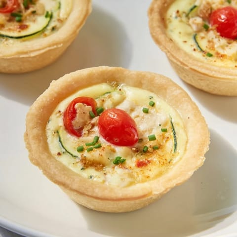 Floral Mini Quiches Wreath