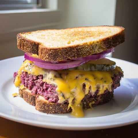 Smashed Burger Grilled Cheese