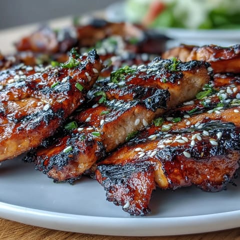 Colorful Mango Green Tea Grilled Chicken Salad with Sesame Seeds, topped with creamy avocado and crunchy toasted sesame seeds.  