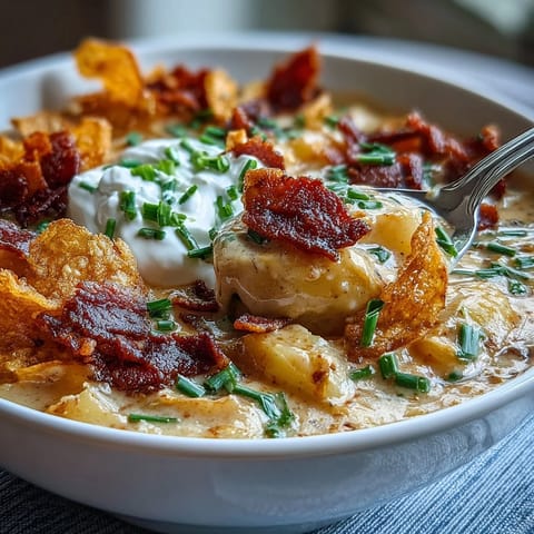 Funeral Potatoes Loaded Soup