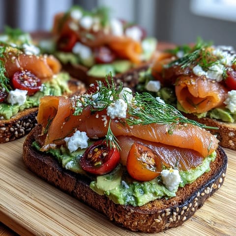 Spring Brunch Avocado Toast Board