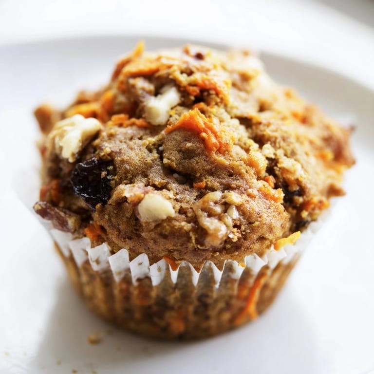 A batch of aromatic Protein Carrot Cake Ricotta Muffins, ready for a healthy breakfast.