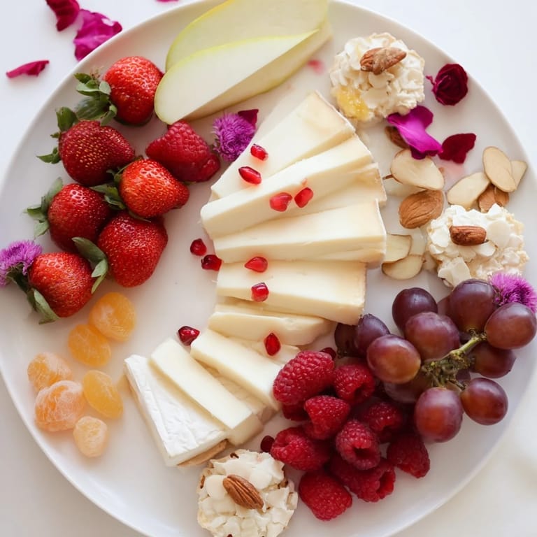 Imagine this: a stunning Rose Garden Romantic Platter ideal for a romantic picnic or celebration.