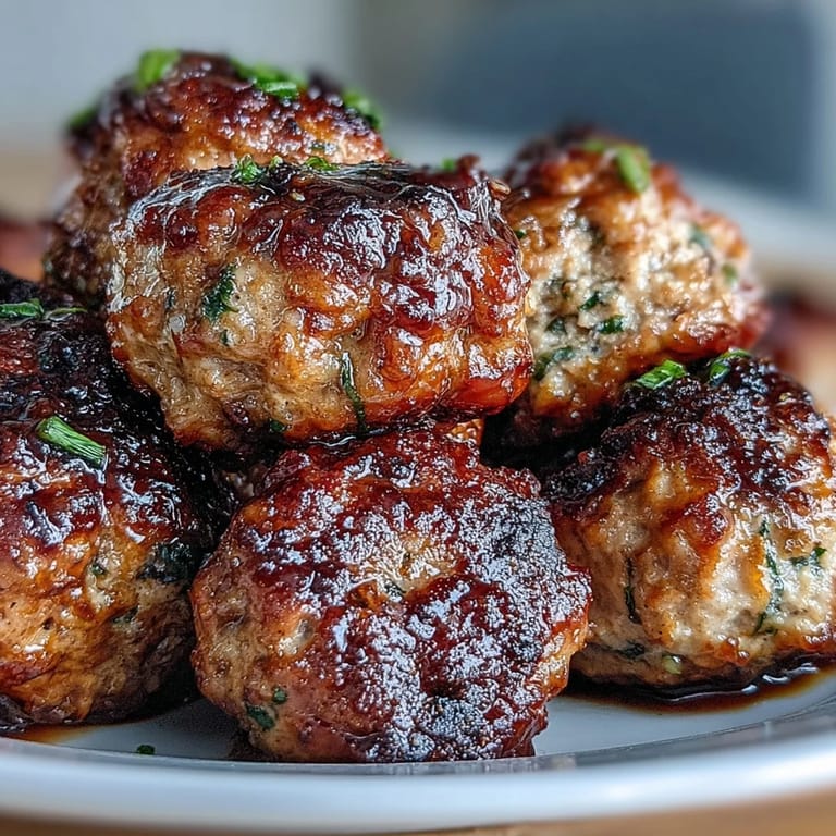 Baked teriyaki turkey meatballs with pineapple veggie skewers, a bright and wholesome Asian-inspired dinner.
