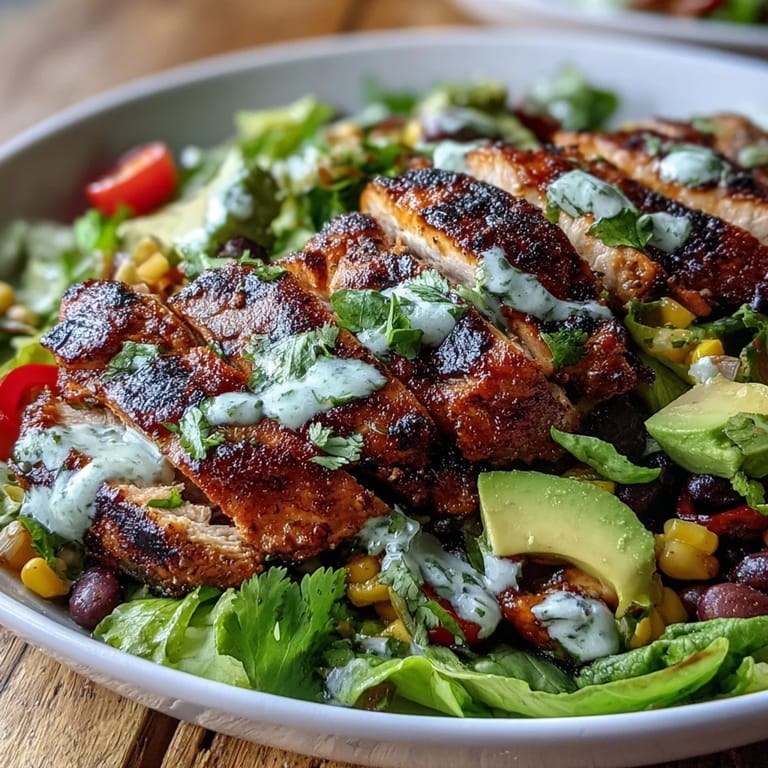 Fresh Southwest Chicken Power Salad with Black Beans and Corn, loaded with crunchy vegetables, black beans, and sweet corn, perfect for a healthy lunch.